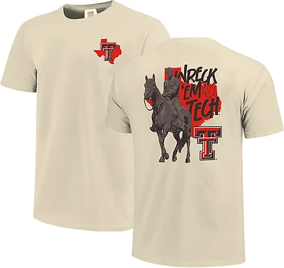 Image One Men's Texas Tech Statue State Fight DS T-shirt
