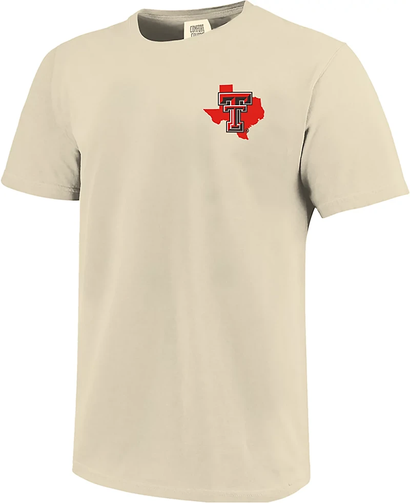 Image One Men's Texas Tech Statue State Fight DS T-shirt