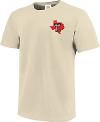 Image One Men's Texas Tech Statue State Fight DS T-shirt