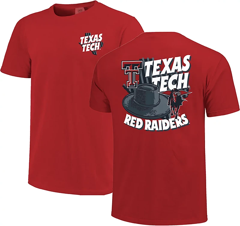 Image One Men's Texas Tech Gaucho Collage DS T-shirt