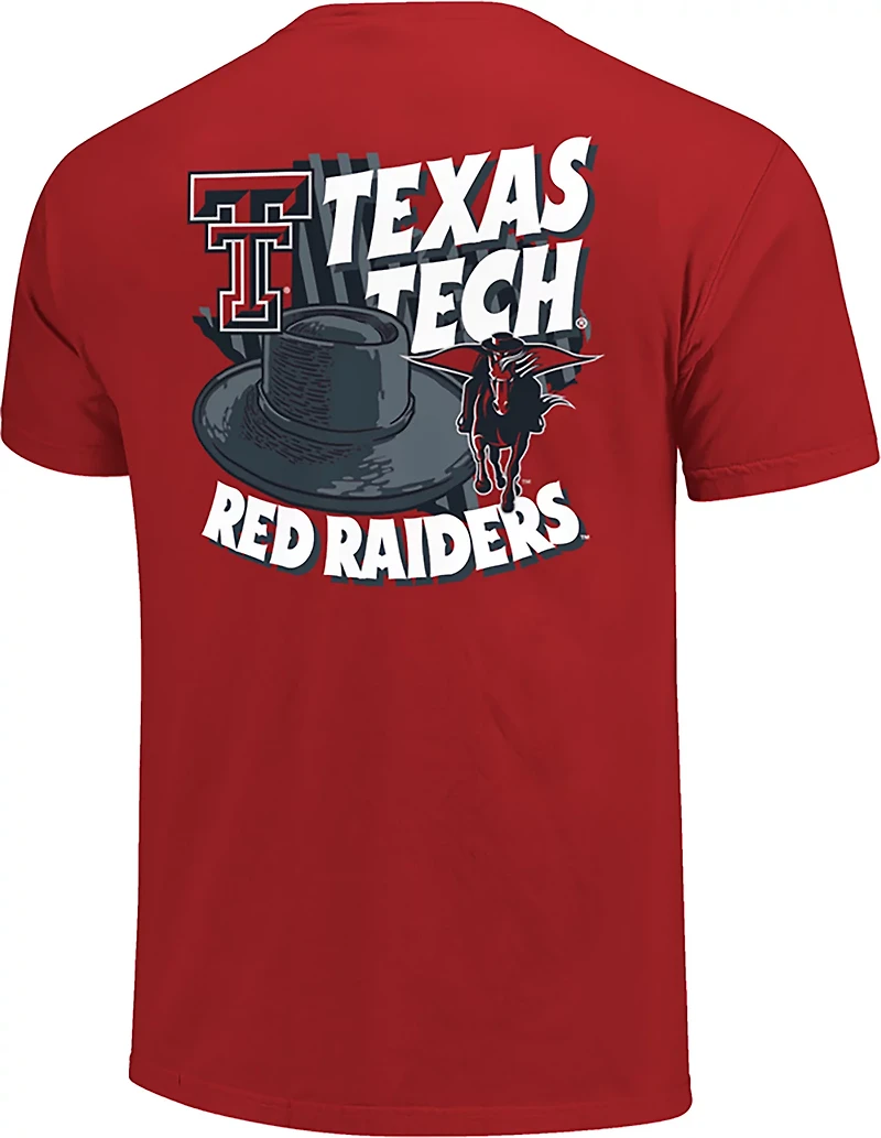Image One Men's Texas Tech Gaucho Collage DS T-shirt