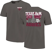 Image One Men's Texas A&M Stadium Statue Scene DS T-shirt