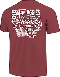 Image One Men's Texas A&M Drawn State Phrases DS T-shirt