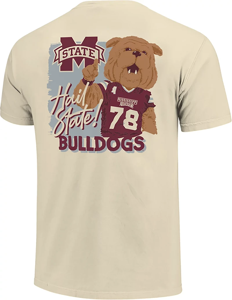 Image One Men's Mississippi State Mascot Number DS T-shirt