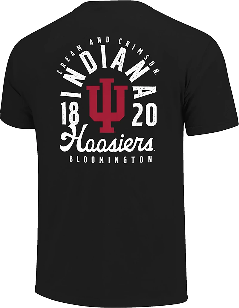 Image One Men's Indiana Mascot Overlay DS T-shirt