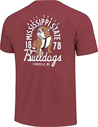 Image One Men's Mississippi State Mascot Overlay DS T-shirt