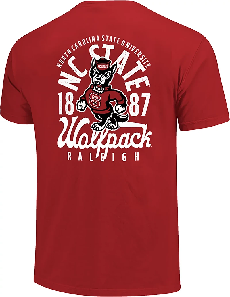 Image One Men's NC State Mascot Overlay DS T-shirt