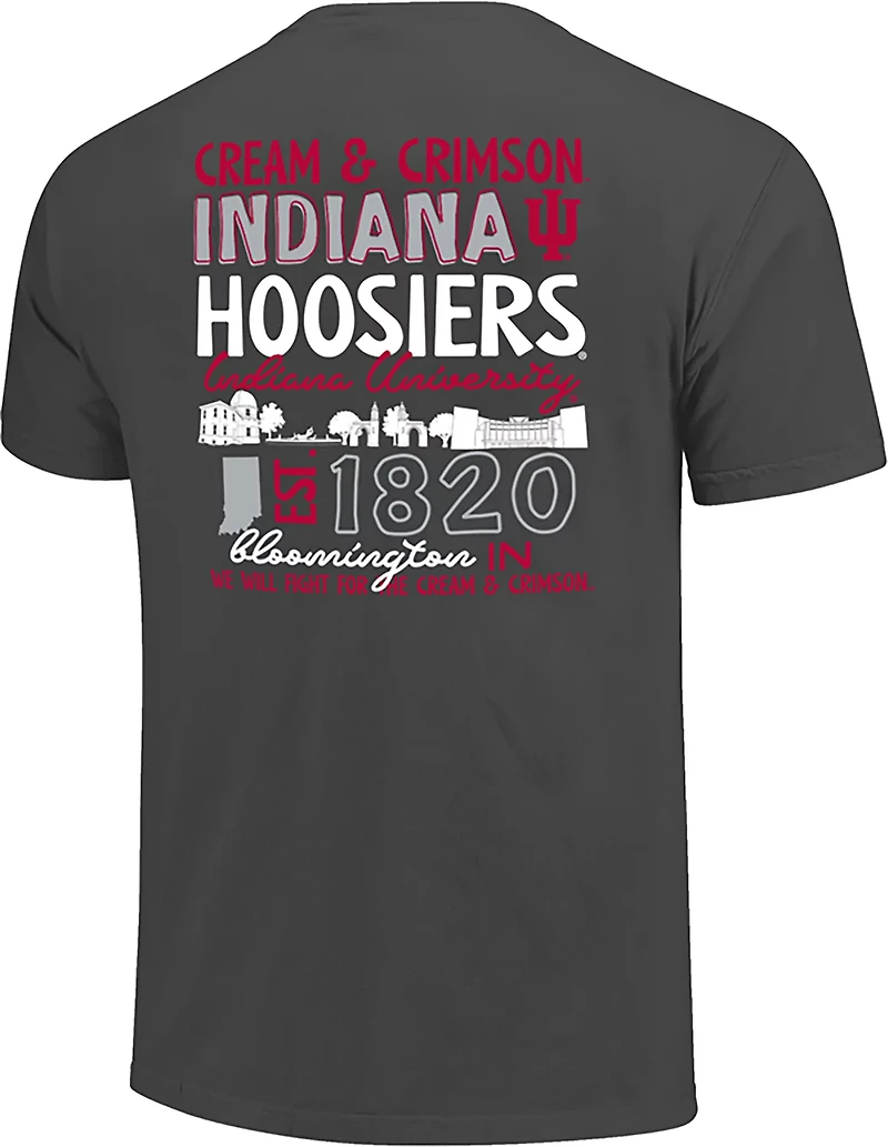 Image One Men's Indiana School Elements Stack DS T-shirt