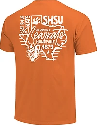 Image One Men's Sam Houston State Drawn State Phrases DS T-shirt