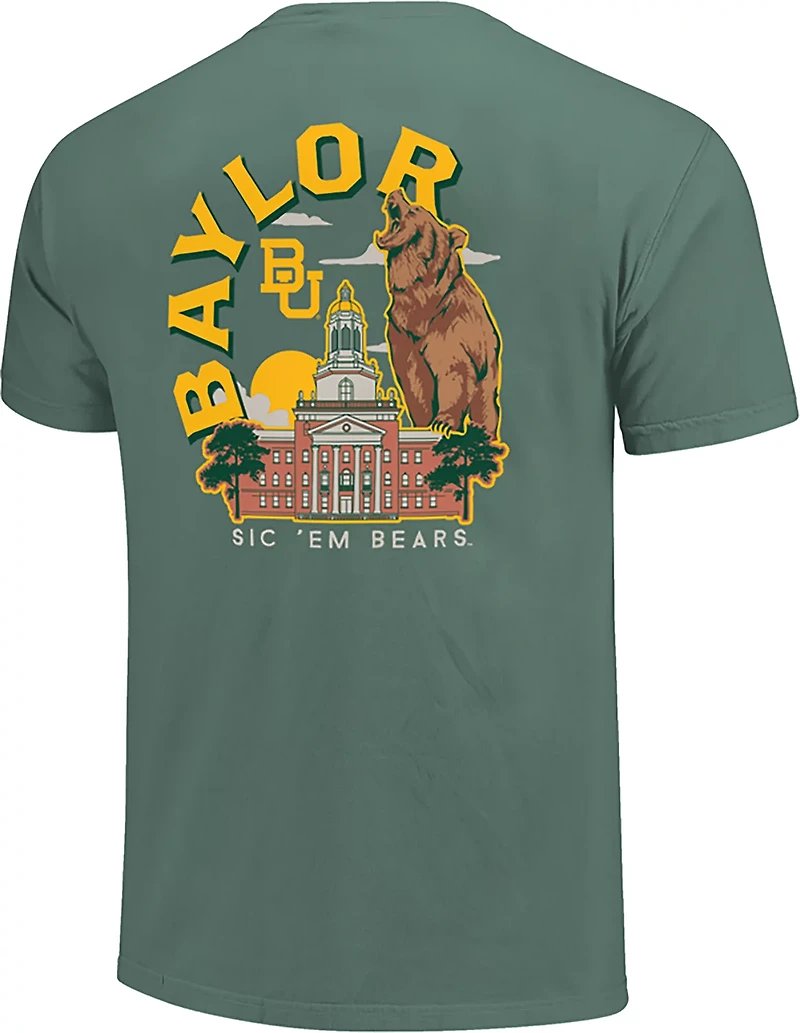 Image One Men's Baylor Mascot Building DS T-shirt