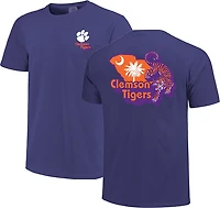 Image One Men's Clemson Tiger State Outline DS T-shirt