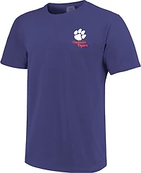 Image One Men's Clemson Tiger State Outline DS T-shirt