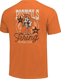 Image One Men's Oklahoma State Western Frame Poster DS T-shirt