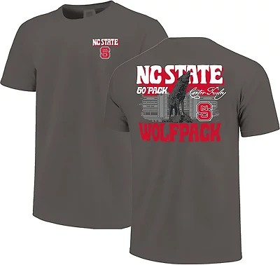 Image One Men's NC State Stadium Statue Scene DS T-shirt