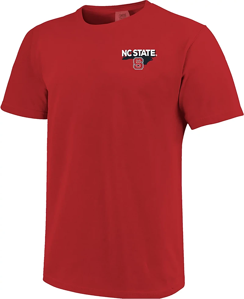 Image One Men's NC State Rustic Statue Stack DS T-shirt