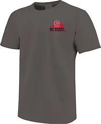 Image One Men's NC State Pointing Mascot Stencil DS T-shirt