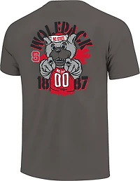 Image One Men's NC State Pointing Mascot Stencil DS T-shirt