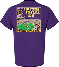 Bayou Apparel Men's Louisiana State University 2025 Football Schedule Graphic T-shirt