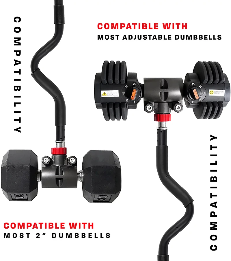 PRCTZ Modular Weight Training Arm Curl Bar Adapter