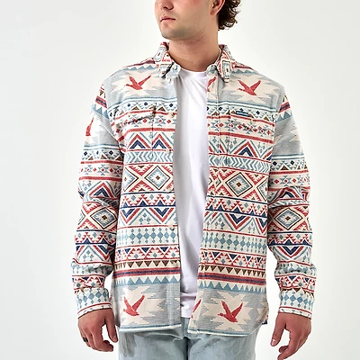 Burlebo Men's Vintage Heavyweight Flannel Shirt