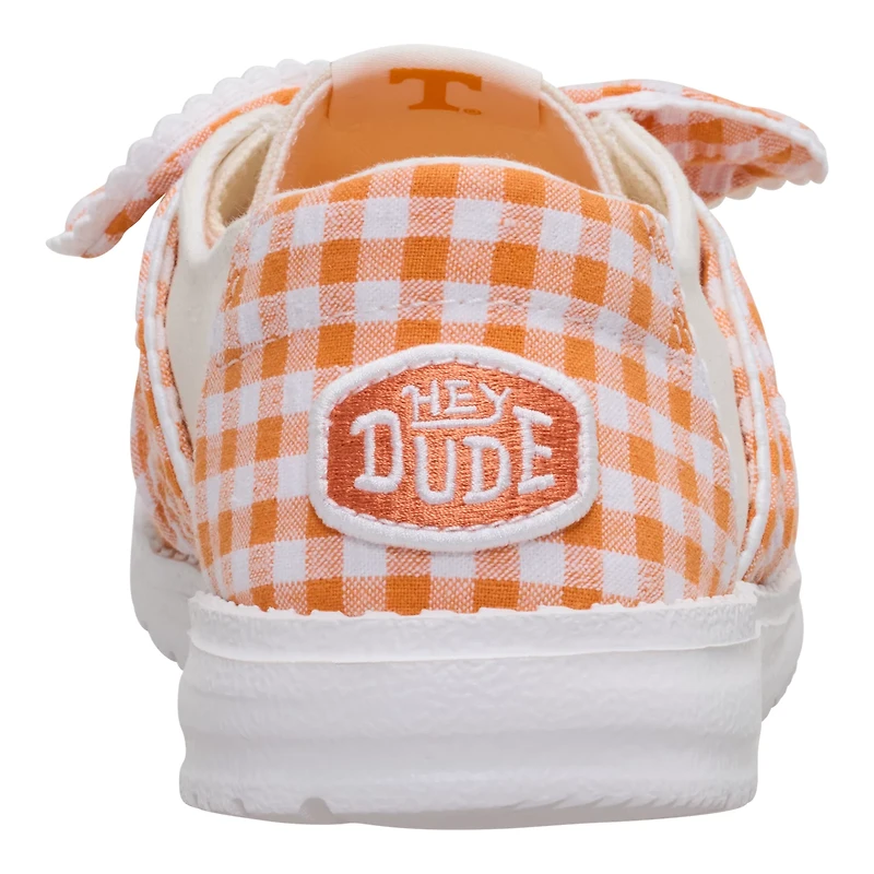 HEYDUDE Women's Tennessee Volunteers Wendy Casual Slip On Shoe