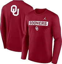 Jordan Men's Oklahoma Legend 2 Hit Long Sleeve T-shirt