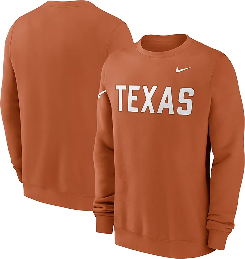 Nike Men's Texas Block Team Fleece Club Crew