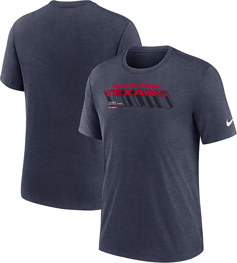 Nike Men's Houston Texans Triblend Graphic T-shirt