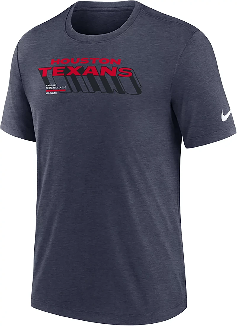 Nike Men's Houston Texans Triblend Graphic T-shirt