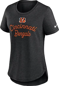 Nike Women's Bengals Triblend Fashion Top