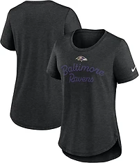 Nike Women's Ravens Triblend Fashion Top
