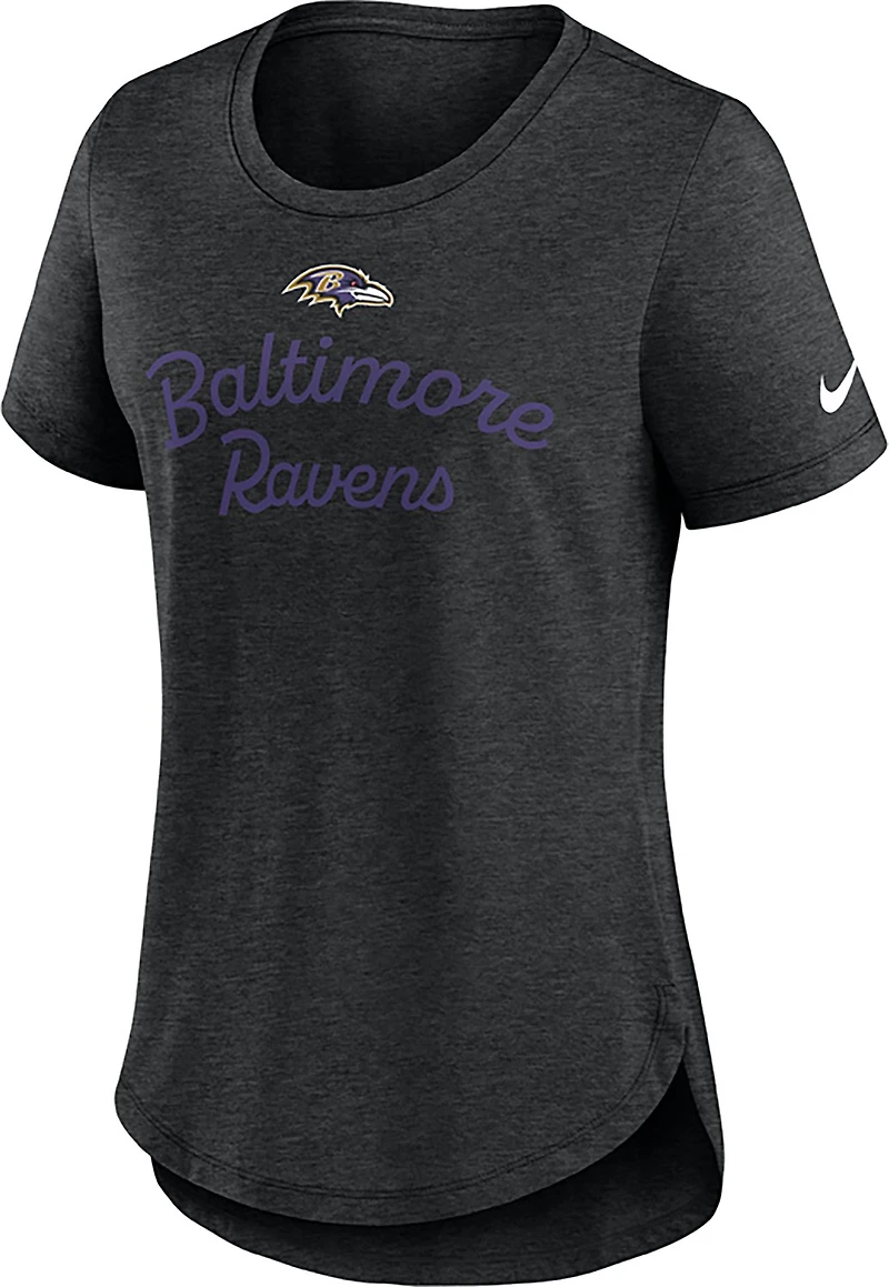 Nike Women's Ravens Triblend Fashion Top
