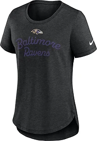 Nike Women's Ravens Triblend Fashion Top