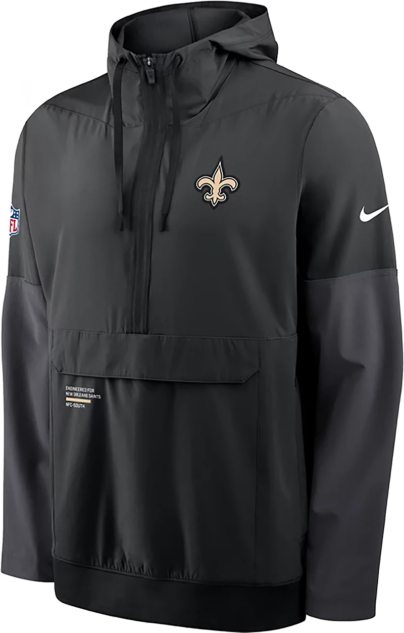 Nike Men's Saints Sideline Anorak Jacket