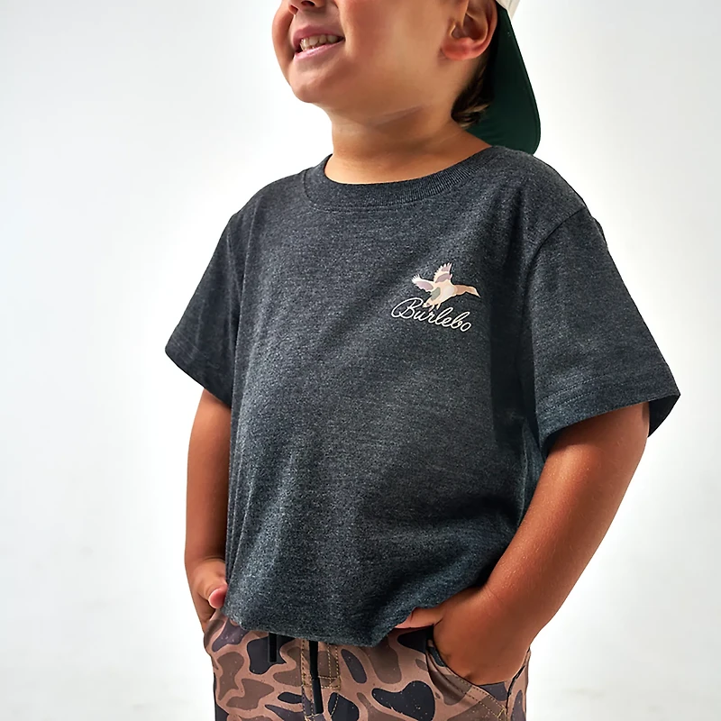 BURLEBO Boys' Ducks Flying Short Sleeve T-shirt