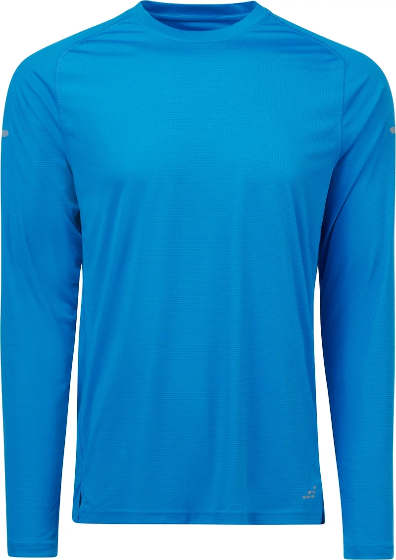 BCG Men's Run Grid Mesh Long Sleeve T-shirt