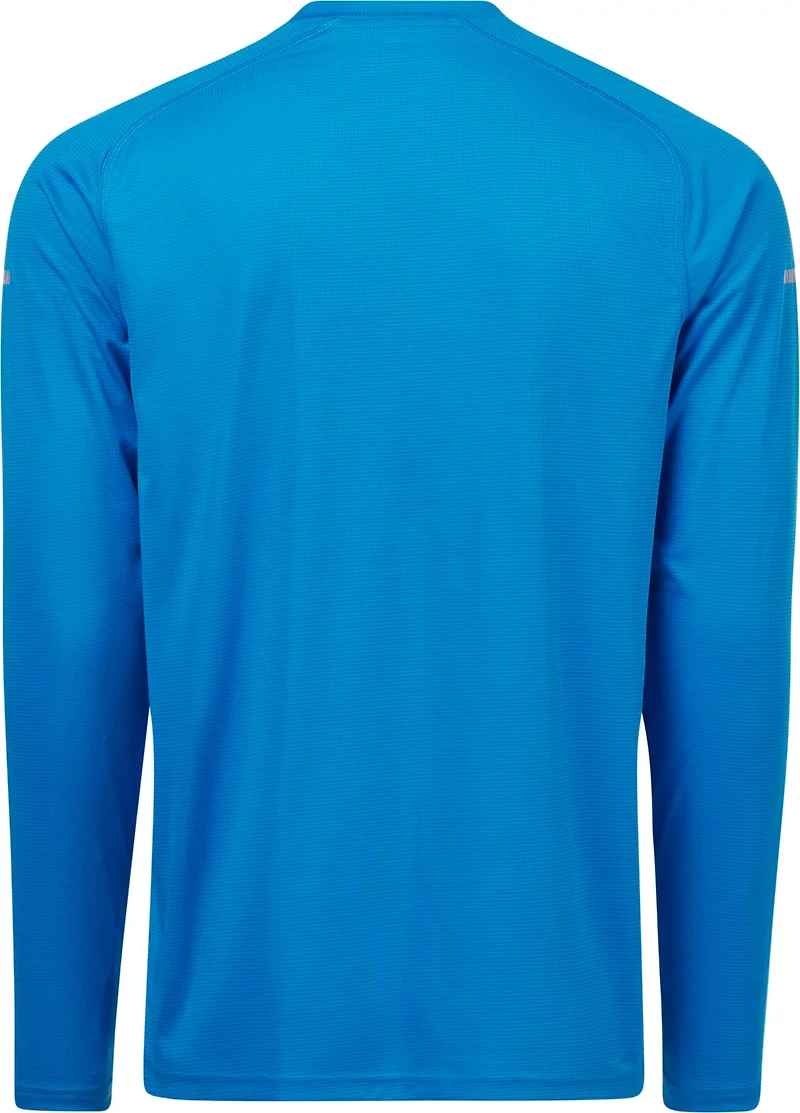 BCG Men's Run Grid Mesh Long Sleeve T-shirt