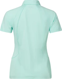 BCG Women's Tennis Piped Zip Polo Shirt