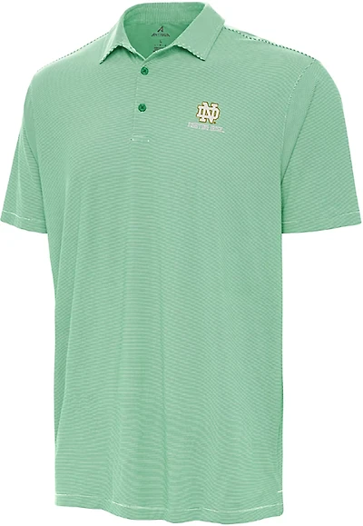 Antigua Men's Notre Dame Fighting Irish Twine Polo