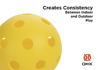 Onix Fuse Indoor Pickleball Balls 3-Pack