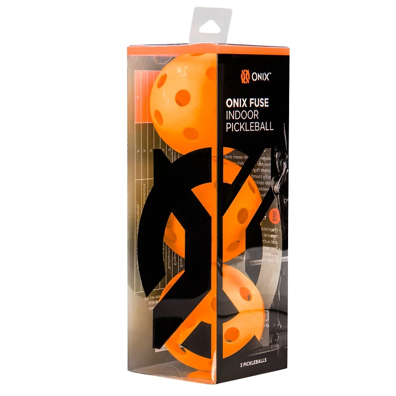 Onix Fuse Indoor Pickleball Balls 3-Pack