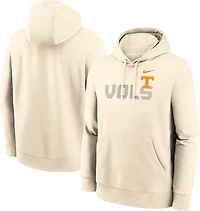 Nike Men's Tennessee Primary Logo Natural Club Fleece Hoodie
