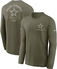 Nike Men's Dallas Cowboys Salute to Service Long Sleeve T-shirt