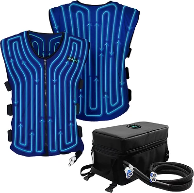 AlphaCool Motorcycle Circulatory Cooling Vest System with 12V Adapter