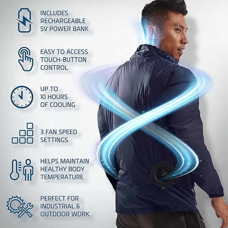 AlphaCool AirJacket Cooling Fan Jacket