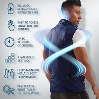 AlphaCool Cooling Fan Vest