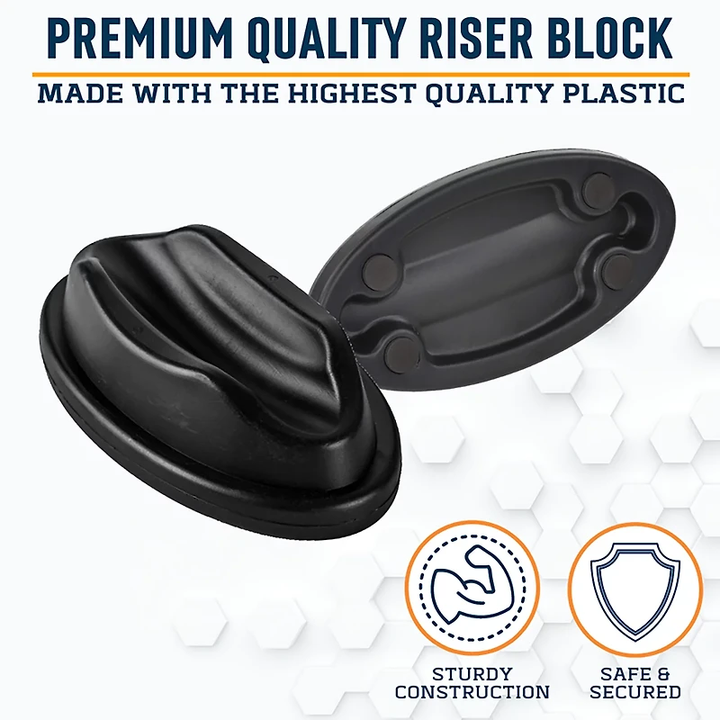 Alpcour Bike Trainer Front-Wheel 1-Tier Riser Block