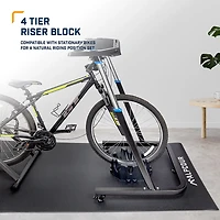 Alpcour Bike Trainer Front-Wheel 4-Tier Riser Block