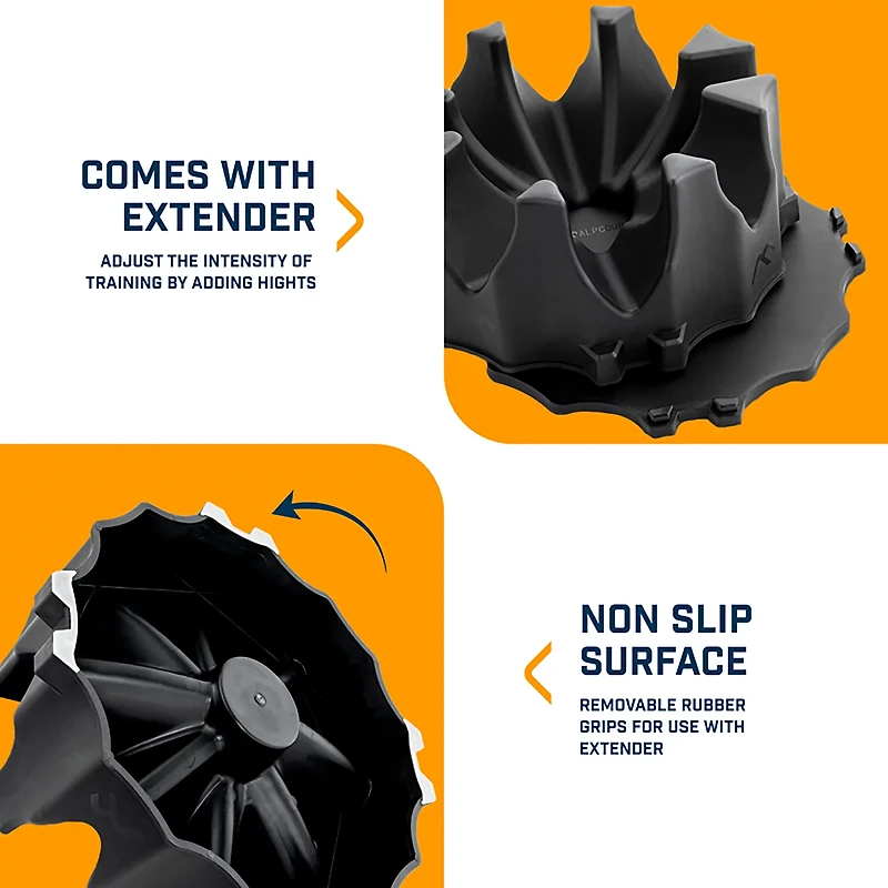 Alpcour Bike Trainer Front-Wheel 4-Tier Riser Block