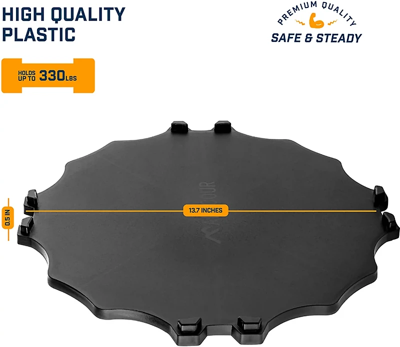 Alpcour Bike Trainer 4-Tier Riser Block Extender